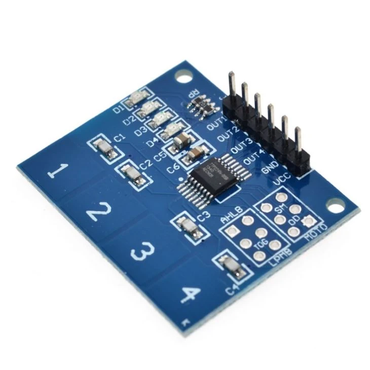 TTP224 4-way Capacitive Touch Switch Module TTP224 4-way Capacitive Touch Switch Module