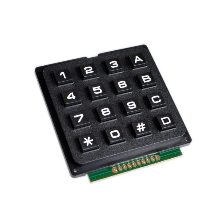 Schwarz 4 X 4-Tastatur